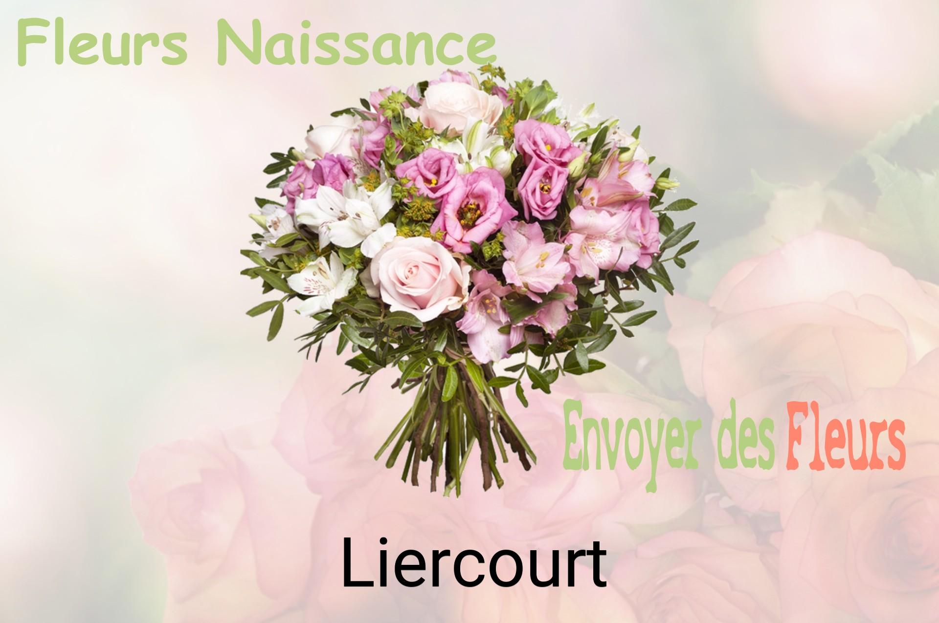 Bouquet de fleurs de naissance livré à Liercourt
